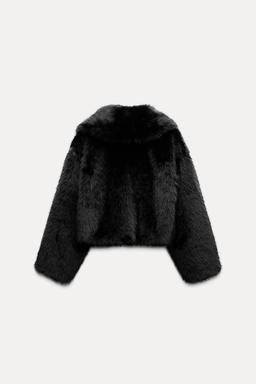 Faux Fur Cropped Jacket