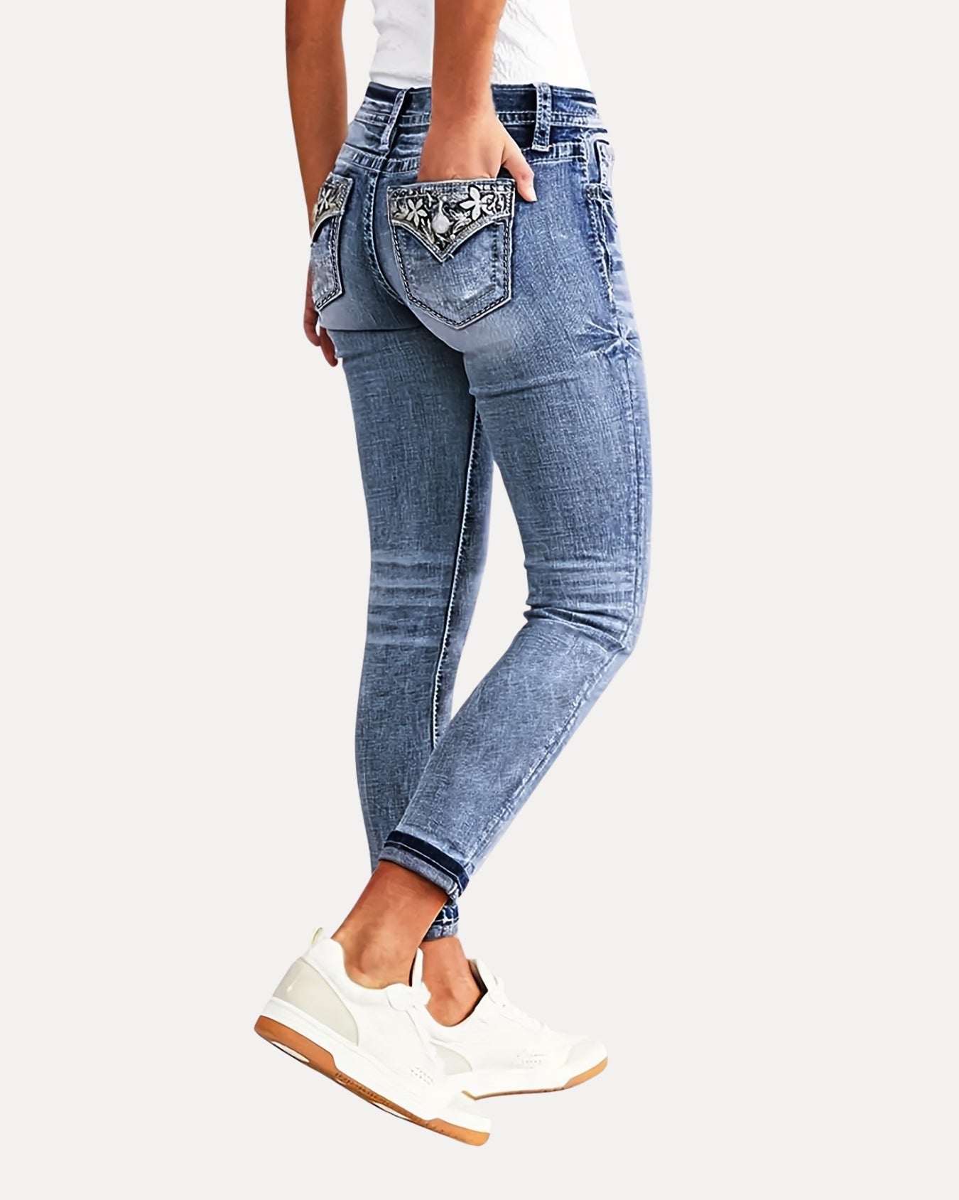 Midnight Bloom Jeans