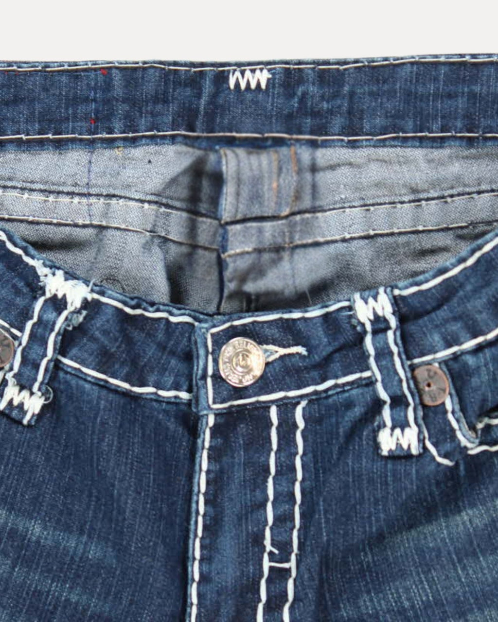 Heritage Stitch Straight Jeans