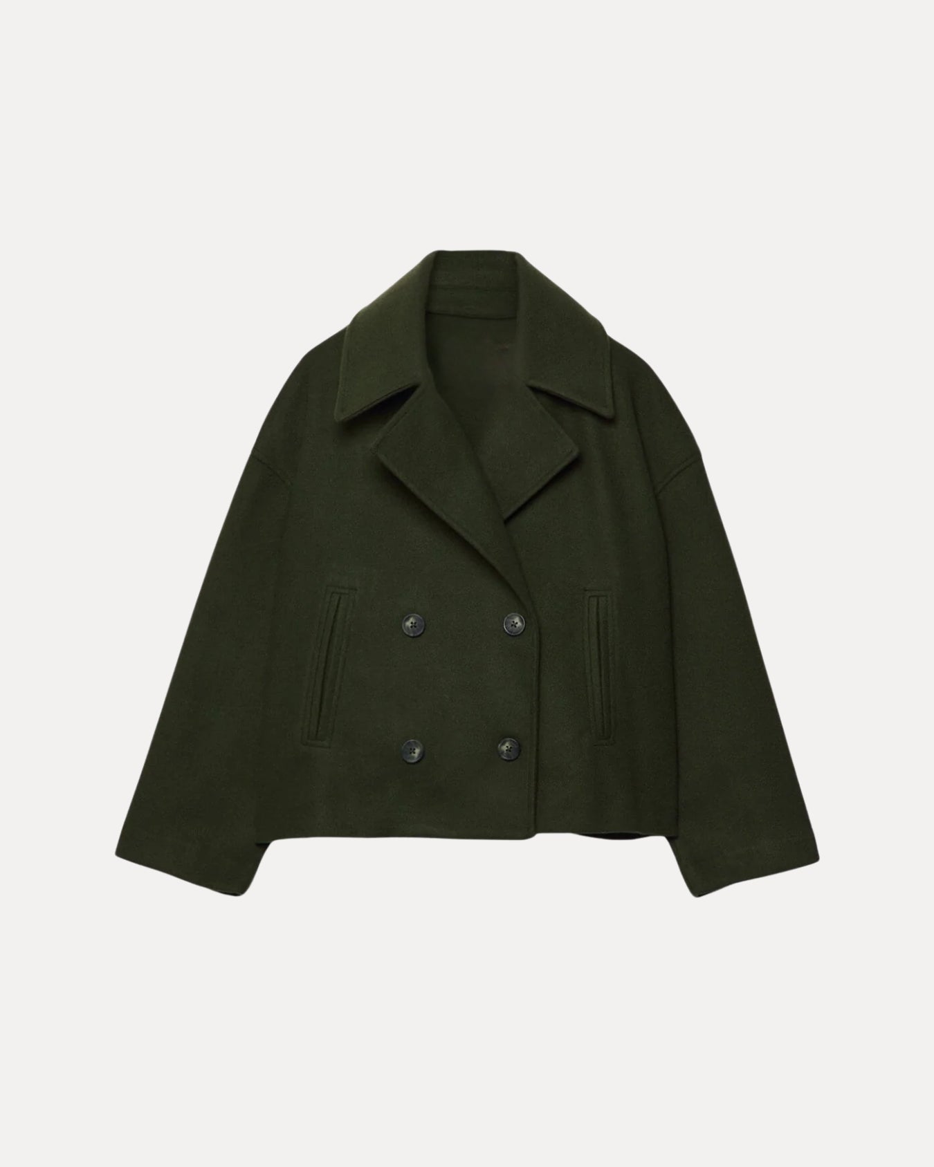 Heritage Cropped Wool Coat