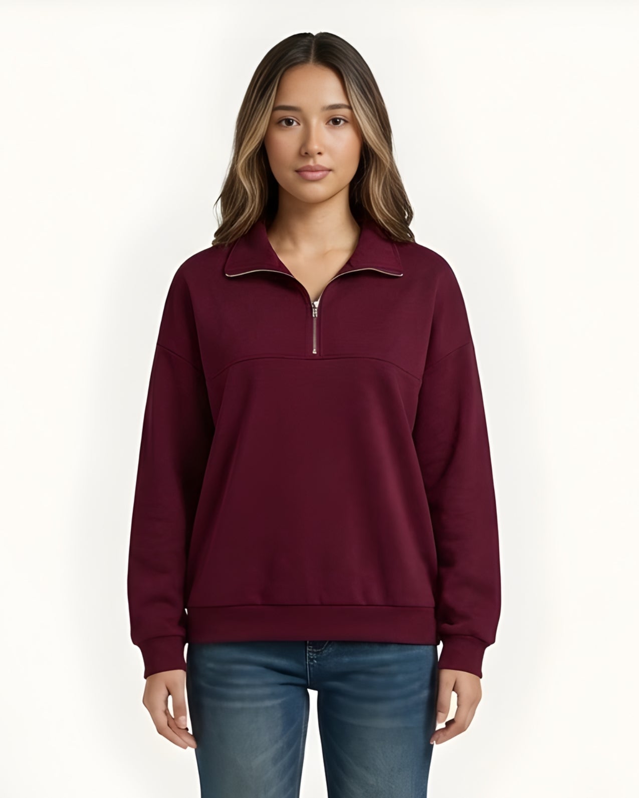 Halfmoon Zip Sweatshirt