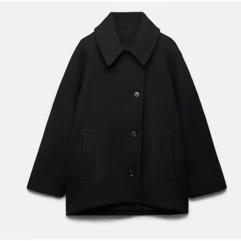 Oversized wool coat™